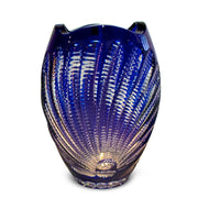 Blue Fish Vase 10" High