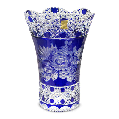Blue Vase 205 Meissen Flower with London 10" High