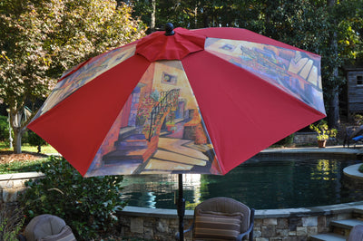 The Red Curtain Umbrella