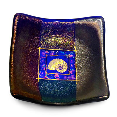 Jewelry Bowl With Snail, Purple