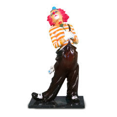 Standing Clown in Color 13.25"L x 21.25"W x 37.5"H