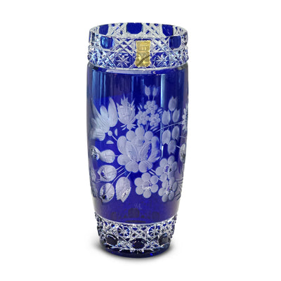 Blue Vase 504 Meissen Flower with London 8" High