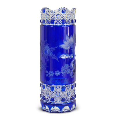 Blue Vase 529 Meissen Flower with London 12" High
