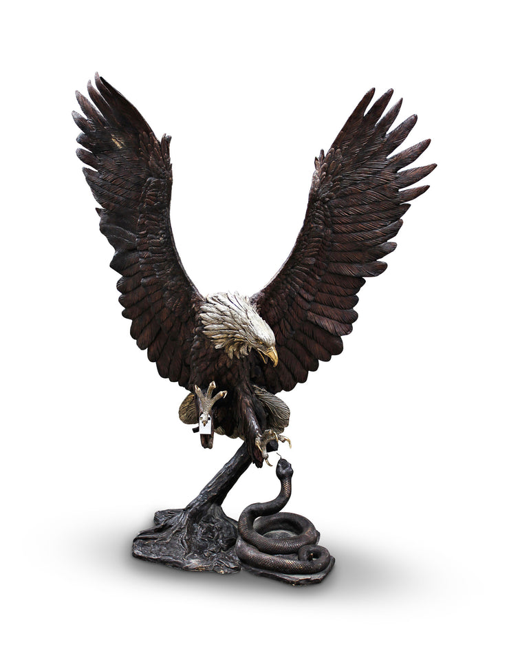 Eagle with Snake No. 4 39"L x 105"W x 90"H