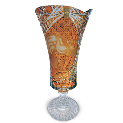 Amber Horse Vase 205F 17" High