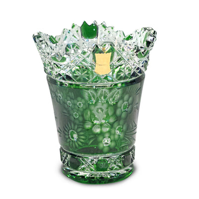 Green Vase 205 Meissen Flower with London 4" High