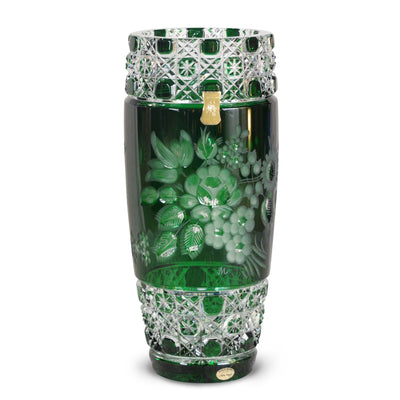 Green Vase 504 Meissen Flower with London 10" High