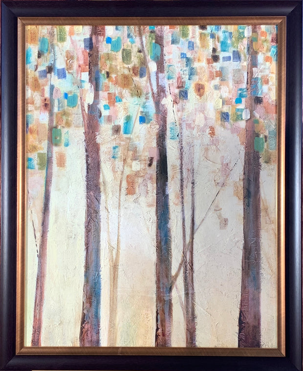 Abstract Trees Framed Print