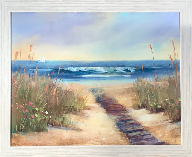 Pathway to the Beach Framed Print