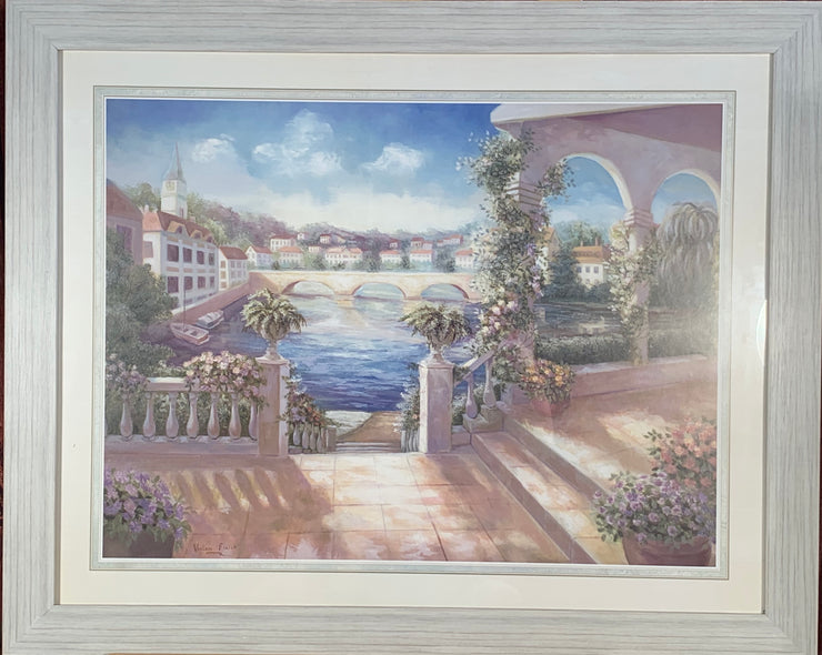 Archways on the Canal Framed Print