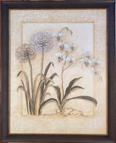 Dandilion Floral Framed Print