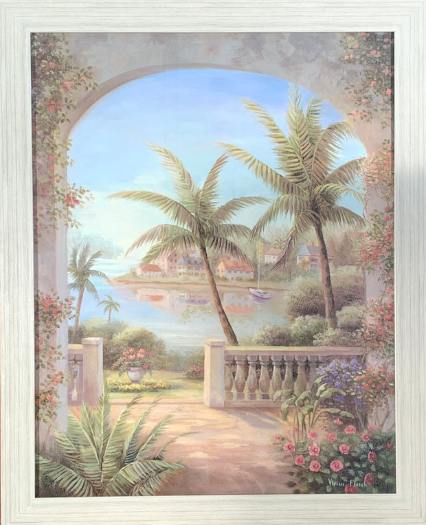 Archway to Tropics Framed Print